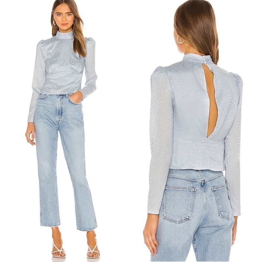 REVOLVE Ahra Blouse Keyhole back House of Harlow 1960